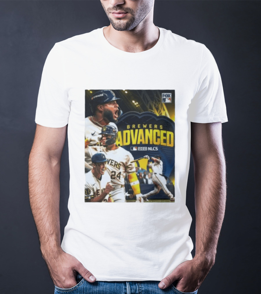 Brewers Advanced 2026 NLCS MLB Fox T-Shirt
