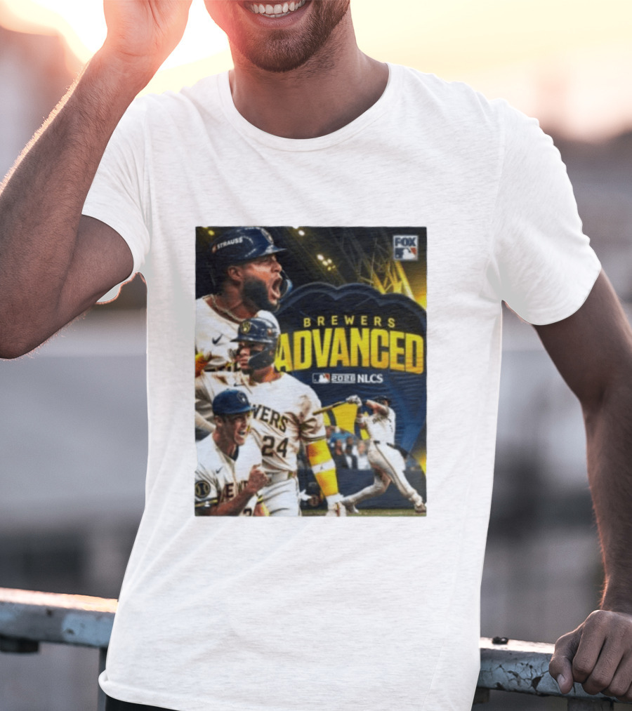 Brewers Advanced 2026 NLCS MLB Fox T-Shirt