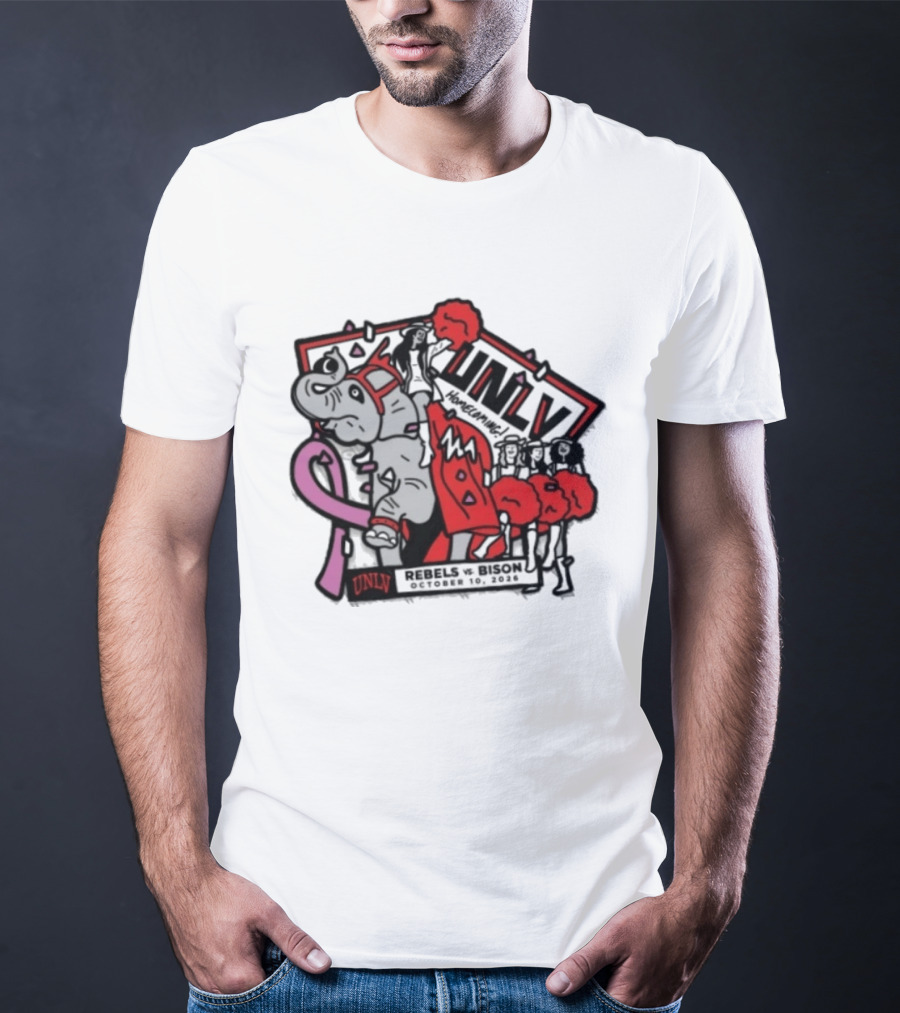 UNLV Rebels Vs Bison Homecoming October 10 2026 T-Shirt