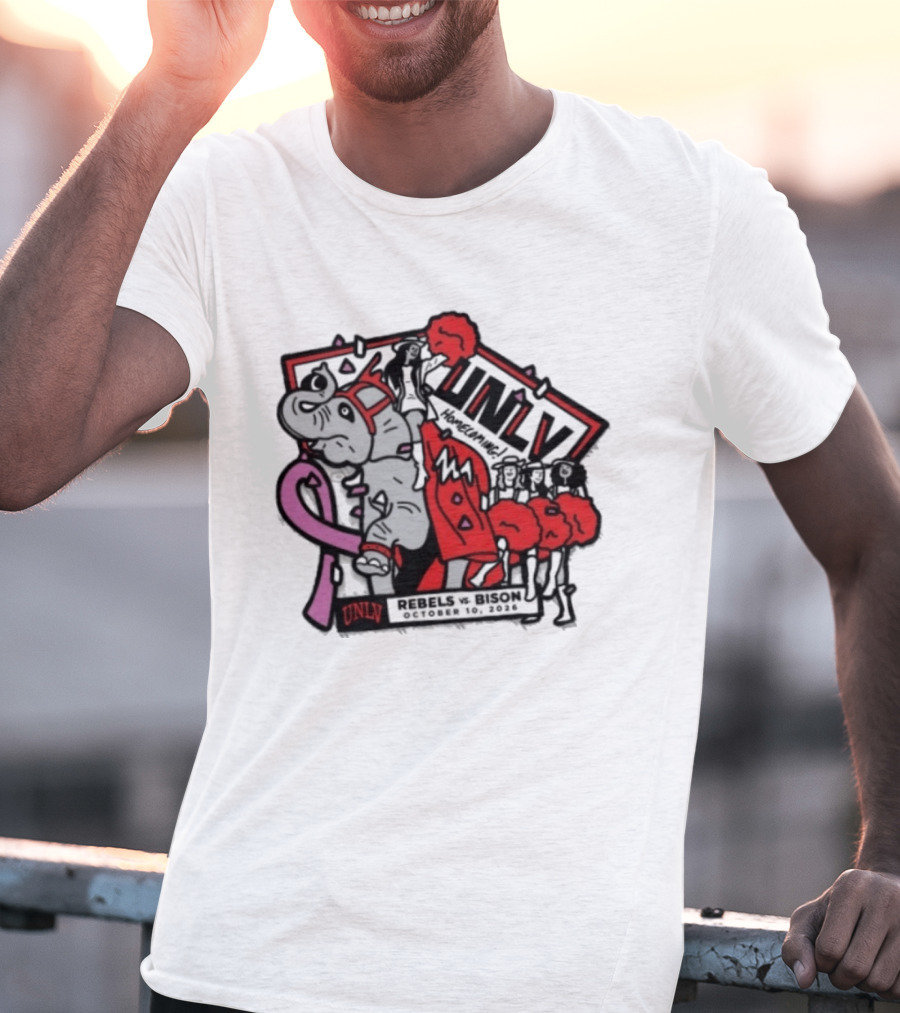 UNLV Rebels Vs Bison Homecoming October 10 2026 T-Shirt