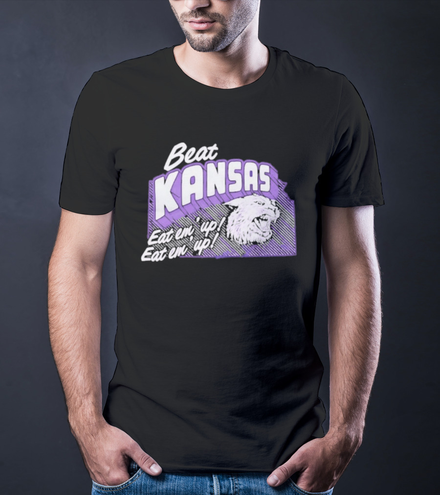 Beat Kansas Eat Em Up Eat Em Up Football Rivalry T-Shirt