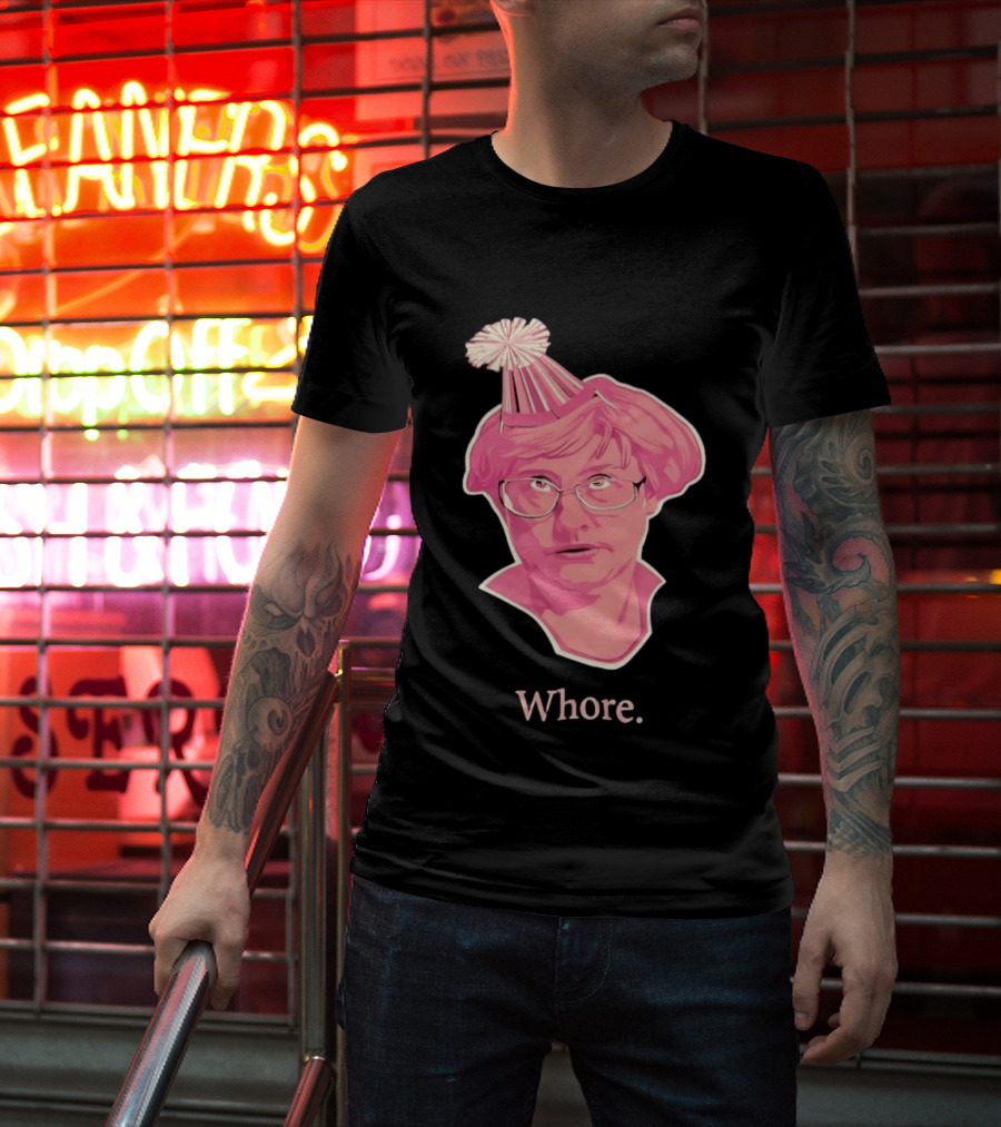Paula Deen Party Hat Whore Meme Celebrity T-Shirt
