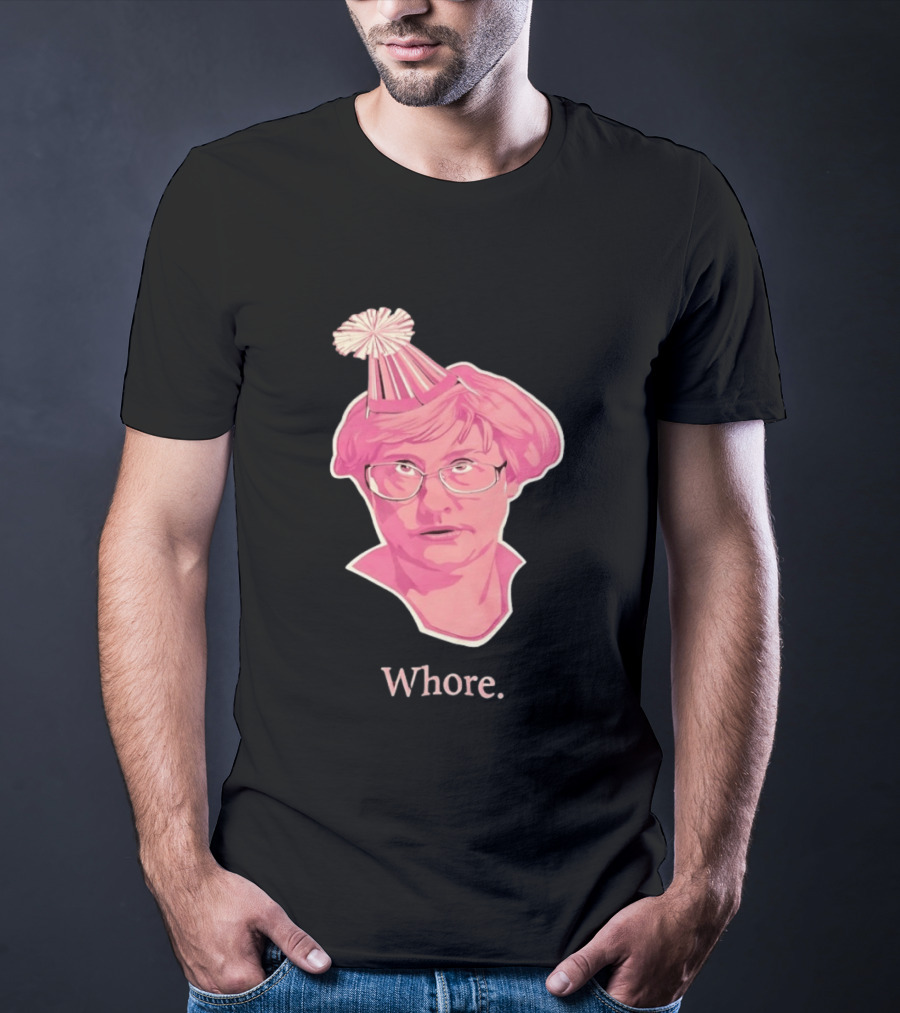 Paula Deen Party Hat Whore Meme Celebrity T-Shirt