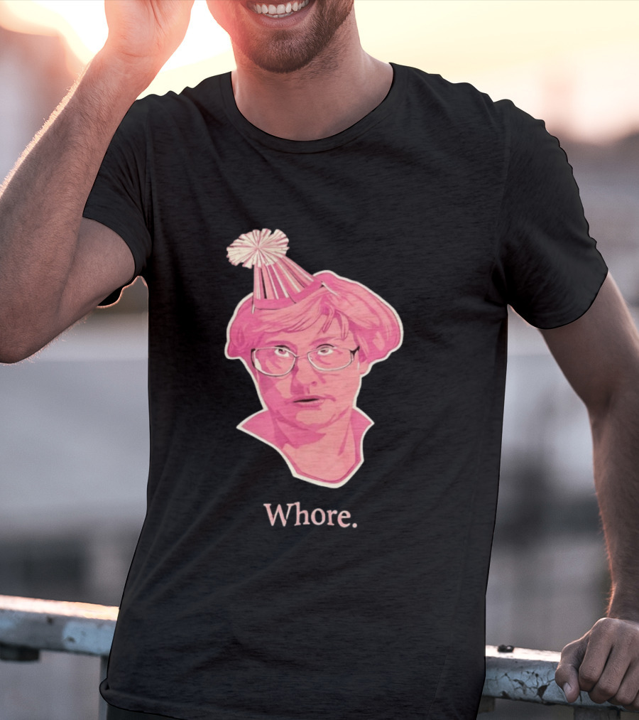 Paula Deen Party Hat Whore Meme Celebrity T-Shirt