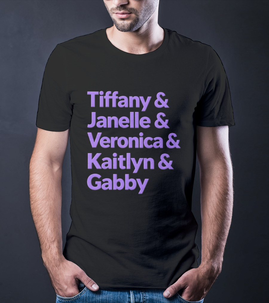 Tiffany Janelle Veronica Kaitlyn Gabby Golden State Valkyries WNBA T-Shirt