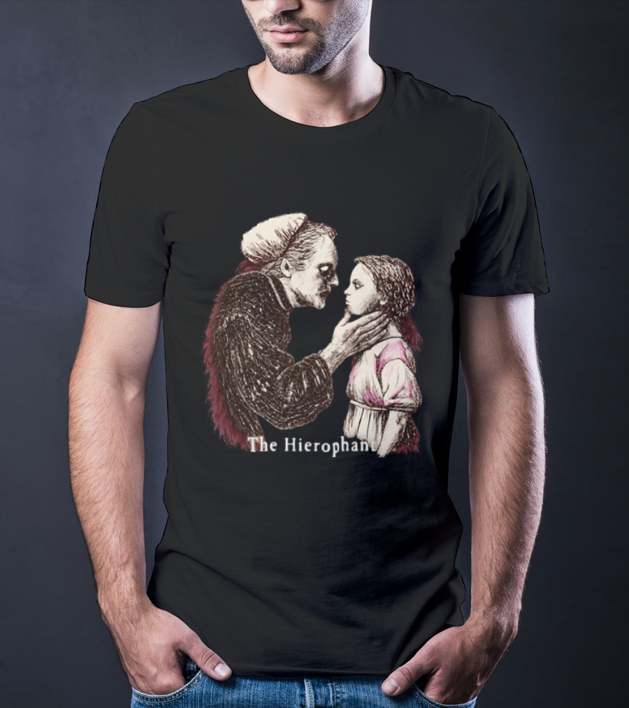 Hierophant Tarot Card Occult Esoteric Divination T-Shirt