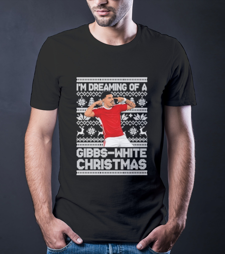 I'm Dreaming Of A Gibbs White Christmas Festive Knit T-Shirt