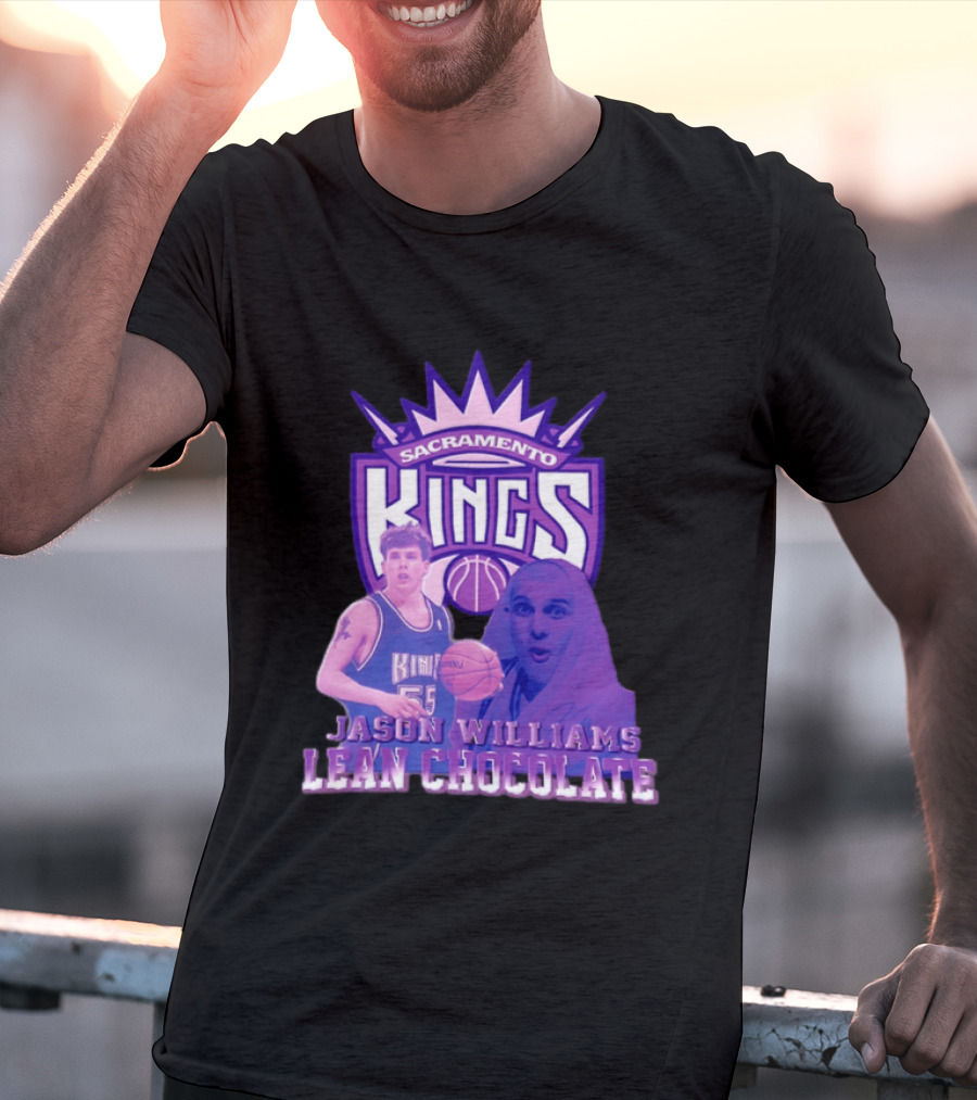 Jason Williams Sacramento Kings NBA Lean Chocolate T-Shirt