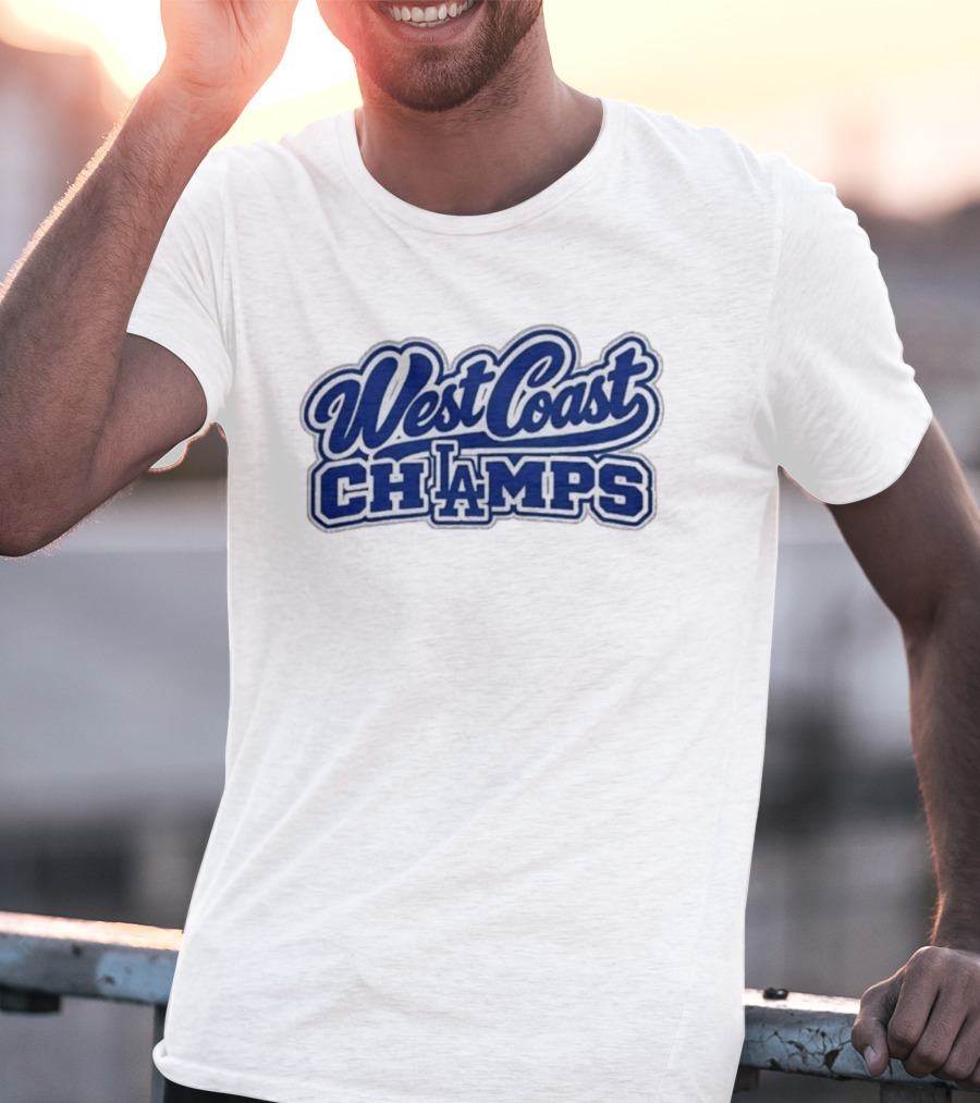 Los Angeles Dodgers West Coast Champs LA MLB T-Shirt