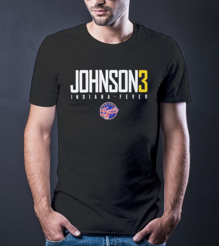 Johnson 3 Indiana Fever WNBA Basketball Team Jersey Fever T-Shirt