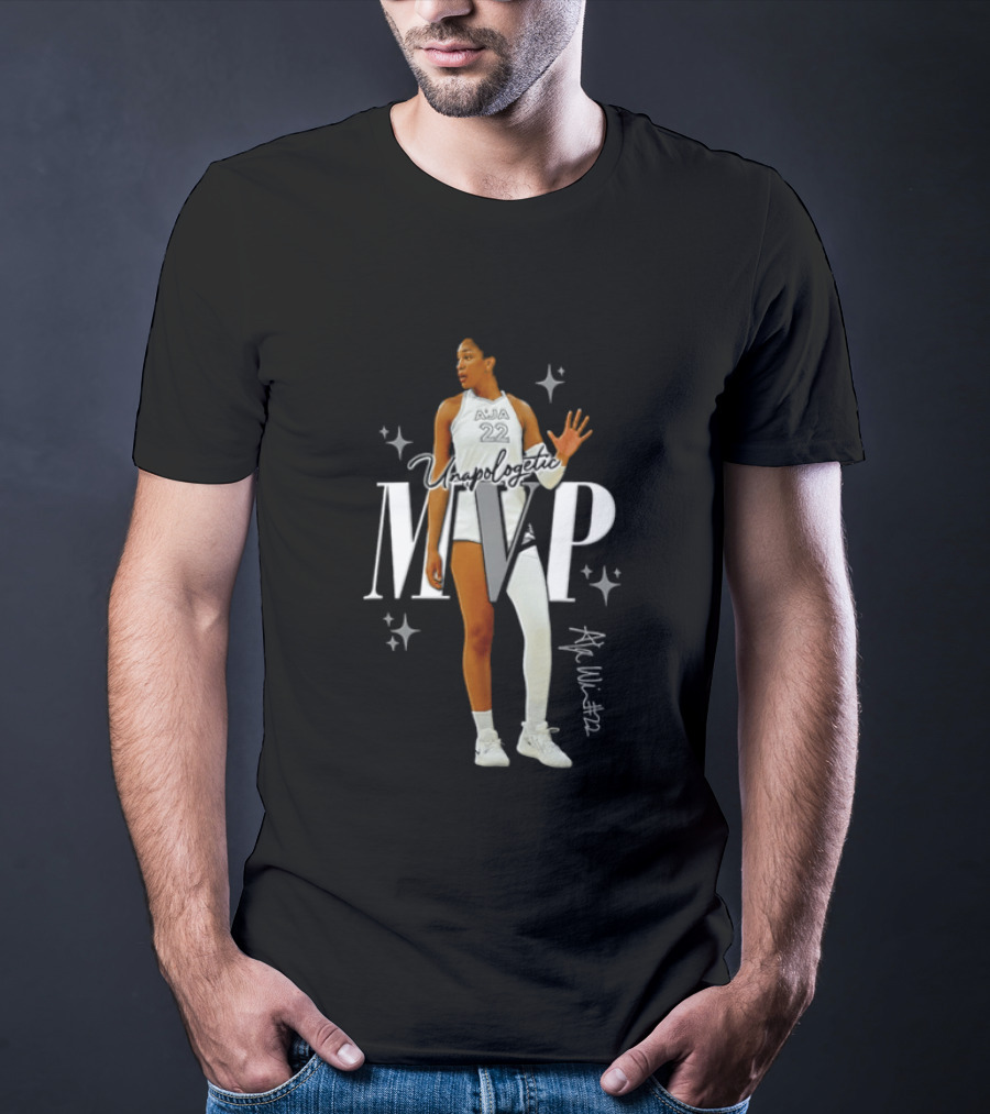 Unapologetic MVP Aja Wilson Las Vegas Aces WNBA T-Shirt