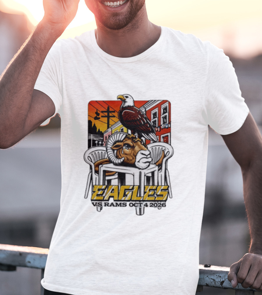 Eagles Vs Rams October 4 2026 Philadelphia Matchup T-Shirt