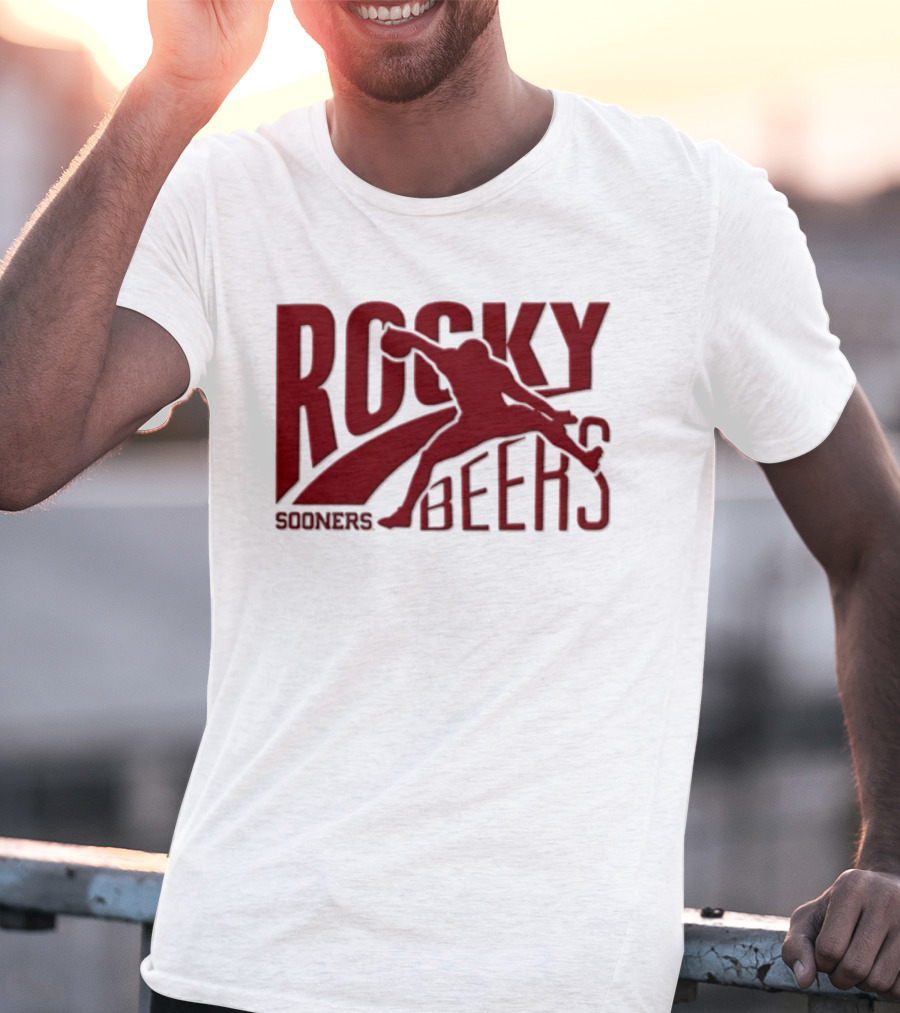 Rocky Beers Sooners Football Oklahoma Fan T-Shirt