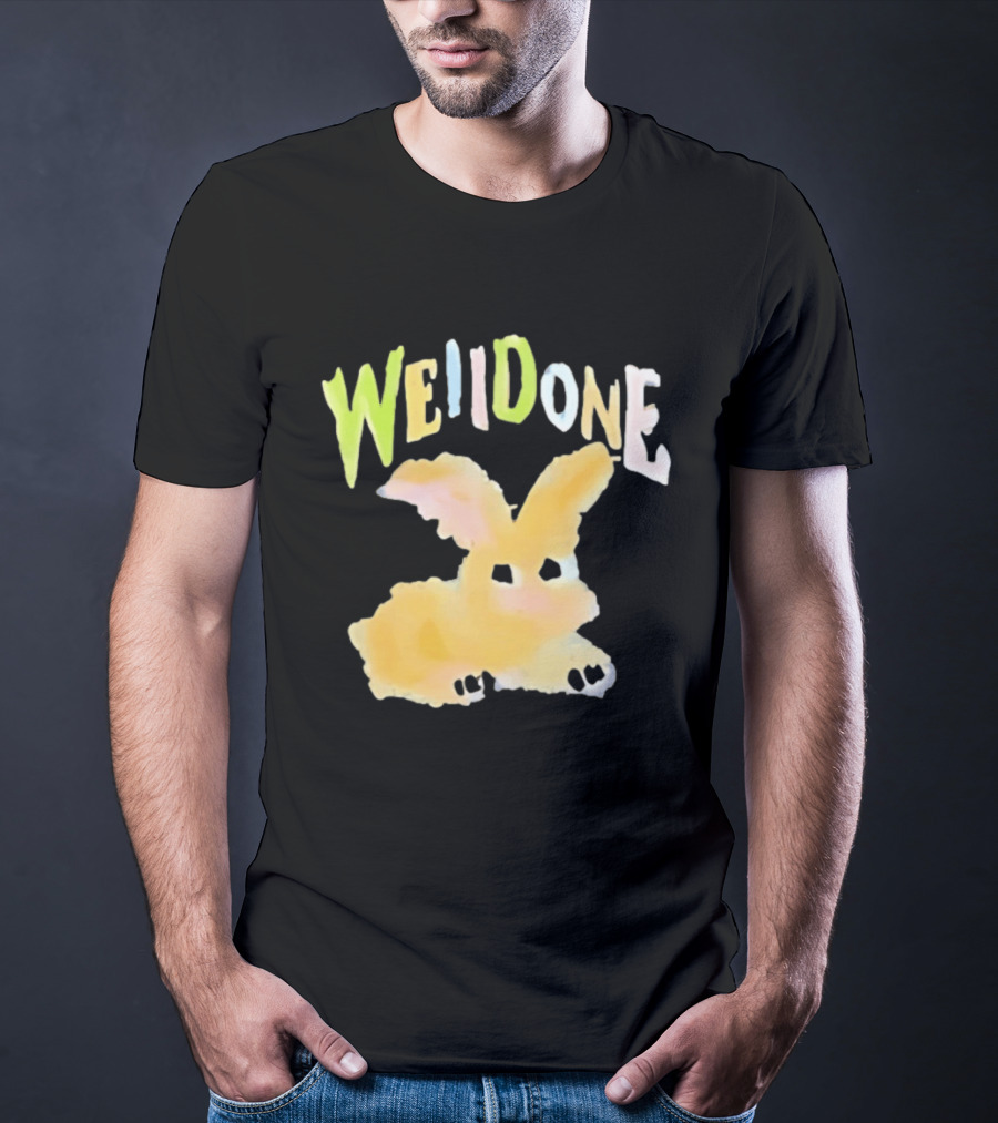 We11done Colorful Bunny Rabbit Fashion Playful Pastel Aesthetic T-Shirt