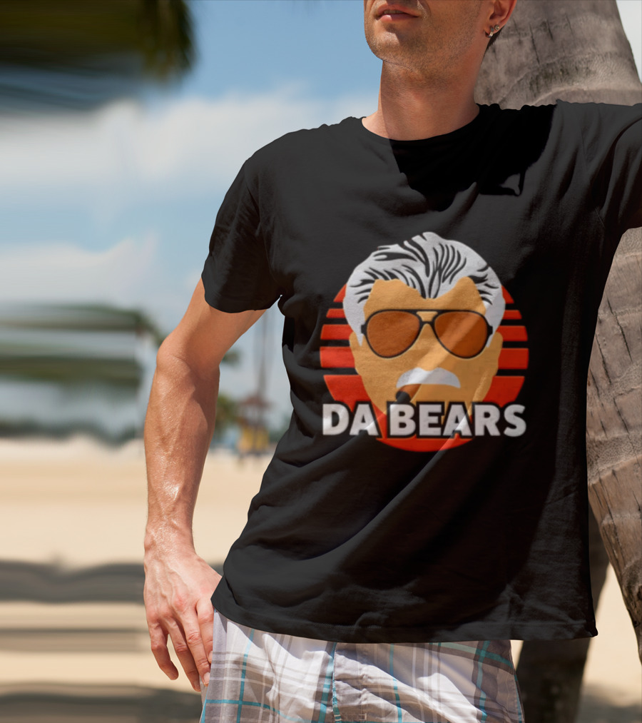 Mike Ditka Da Bears Da Coach Sunglasses Cigar T-Shirt