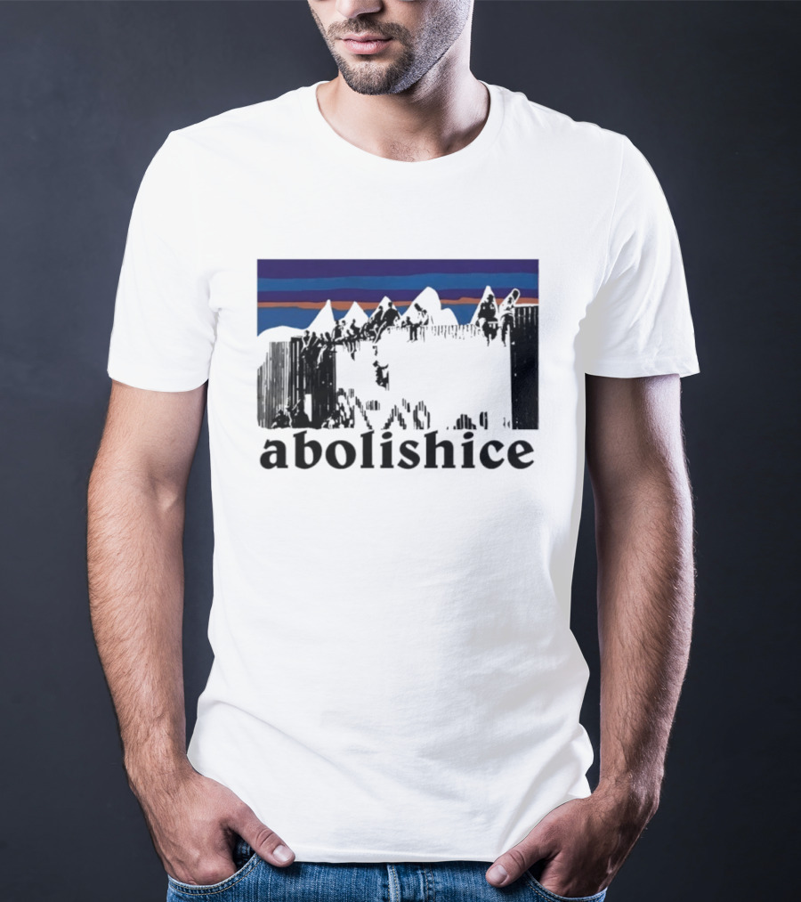 Abolish ICE Mountain Activism Scenic Protest T-Shirt