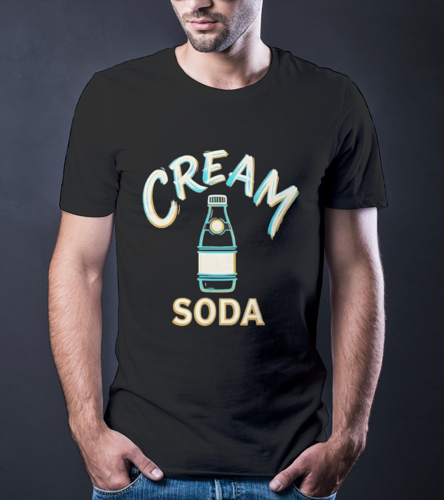 Cream Soda Bottle Drink Beverage T-Shirt
