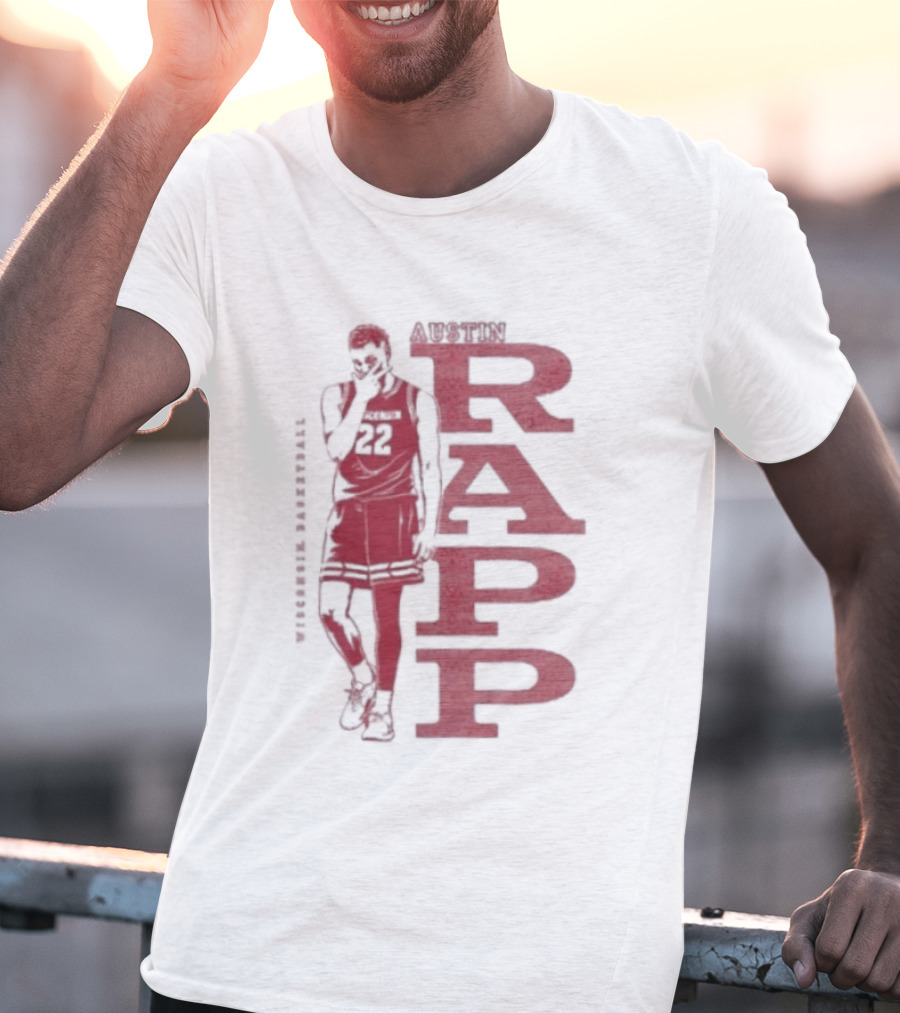 Austin Rapp Wisconsin Basketball 22 NCAA T-Shirt