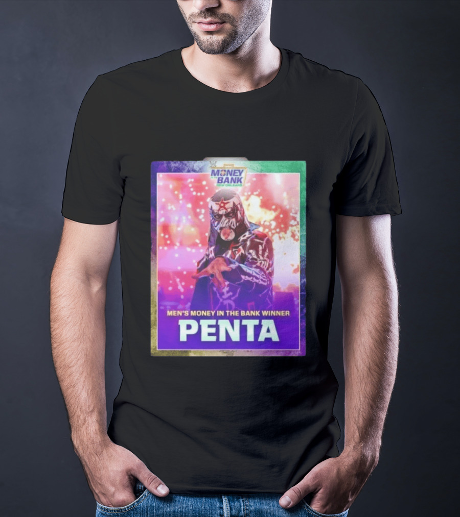 Penta Men's Money In The Bank Winner New Orleans Wrestler T-Shirt