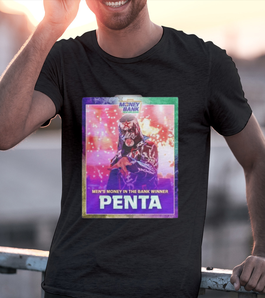 Penta Men's Money In The Bank Winner New Orleans Wrestler T-Shirt