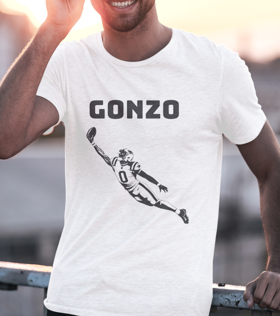 Gonzo Christian Gonzalez New England Patriots Number 0 T-Shirt