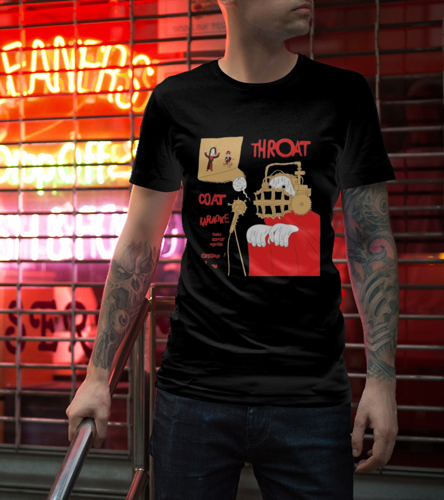 Throat Coat Karaoke Unique Style Danu Social House October 17 Fun T-Shirt