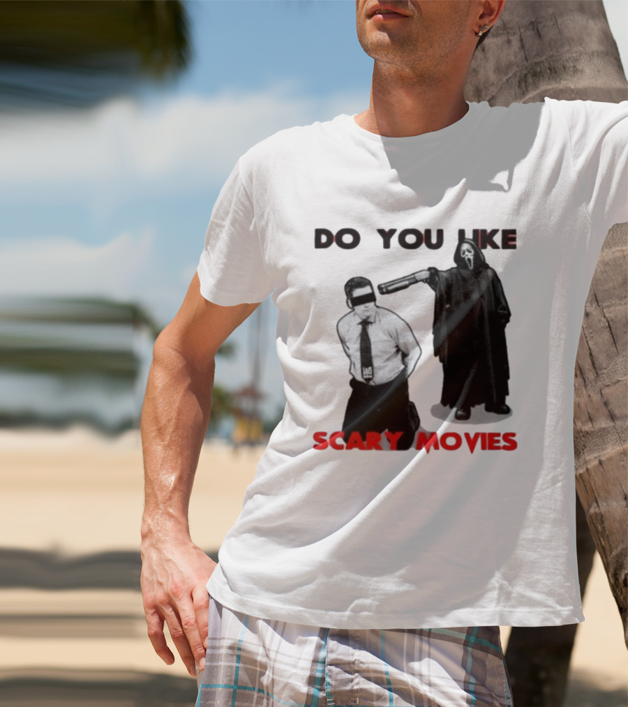 Ghostface Do You Like Scary Movies Bootleg T-Shirt