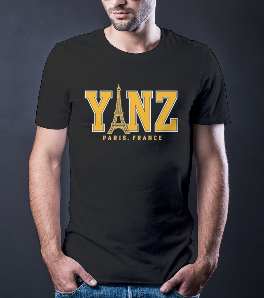 Yanz Eiffel Tower Paris France Travel City T-Shirt