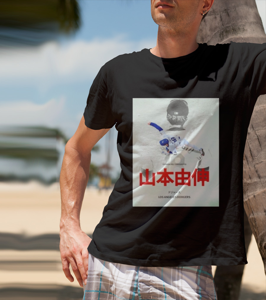 Yoshinobu Yamamoto No 18 Los Angeles Dodgers T-Shirt