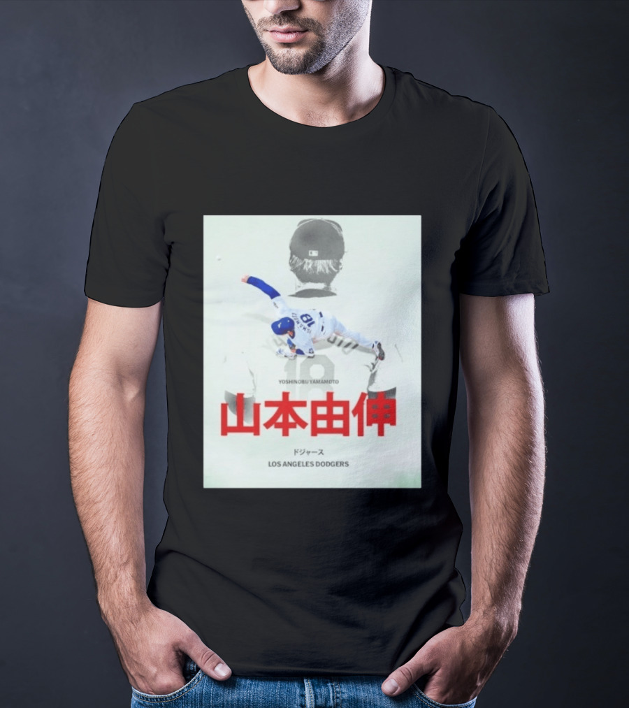 Yoshinobu Yamamoto No 18 Los Angeles Dodgers T-Shirt