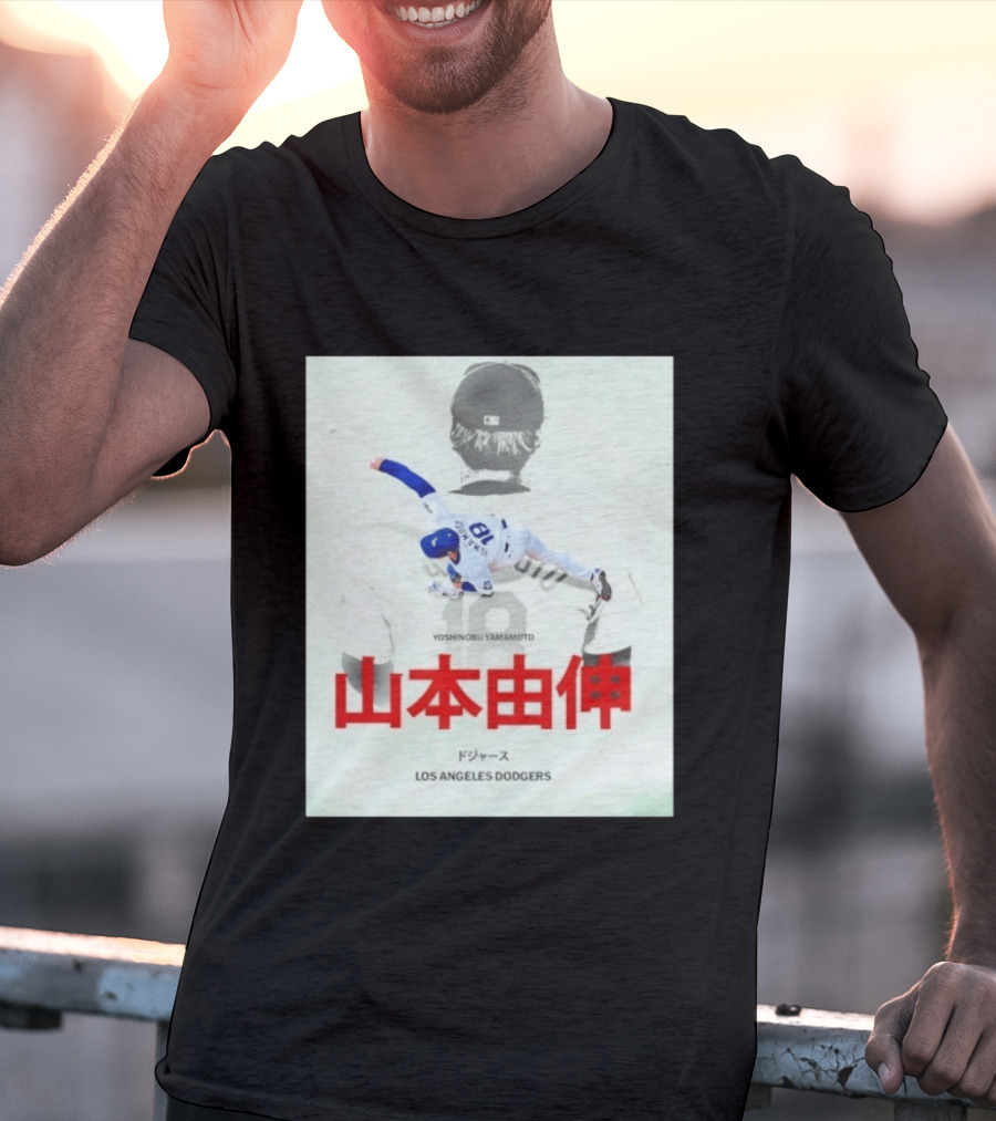 Yoshinobu Yamamoto No 18 Los Angeles Dodgers T-Shirt