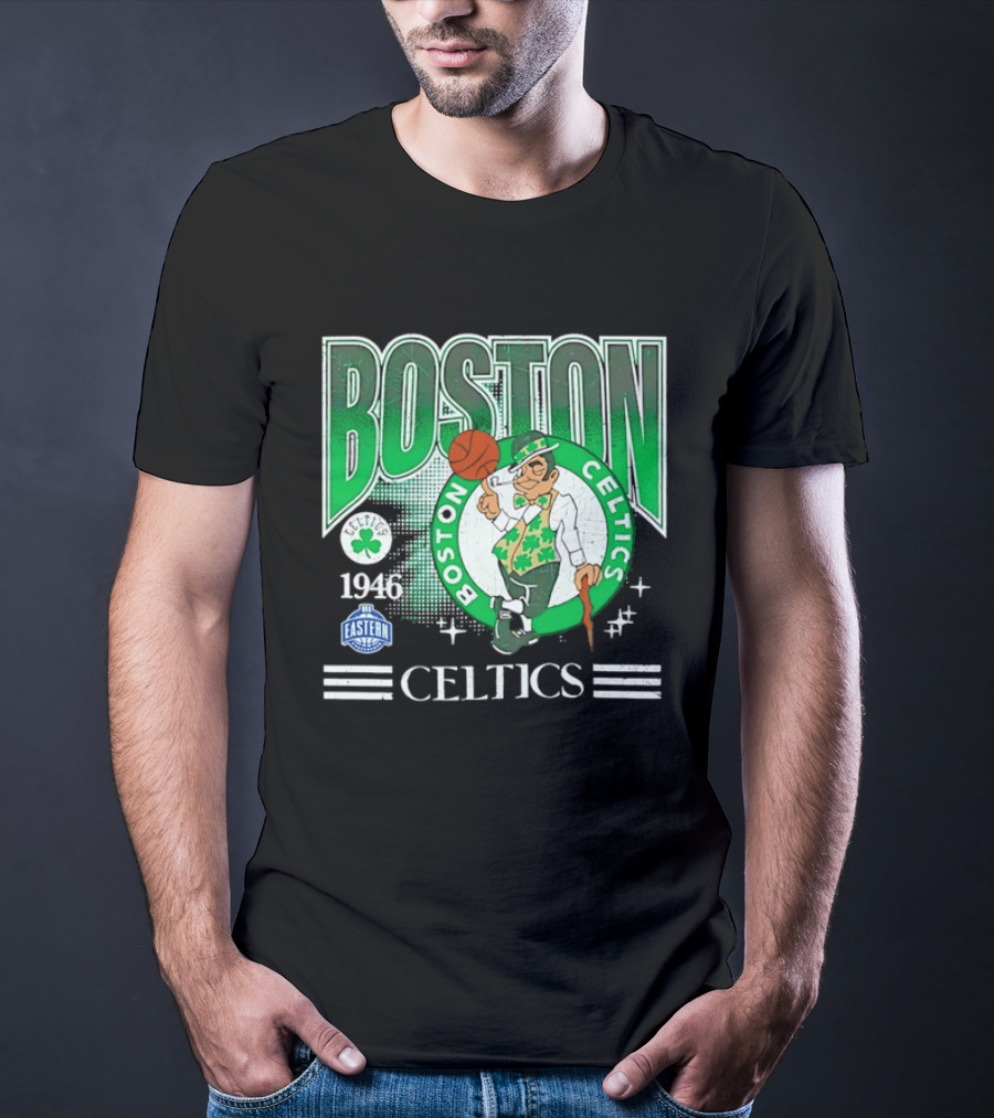 Boston Celtics 1946 Vintage Eastern Conference Basketball T-Shirt