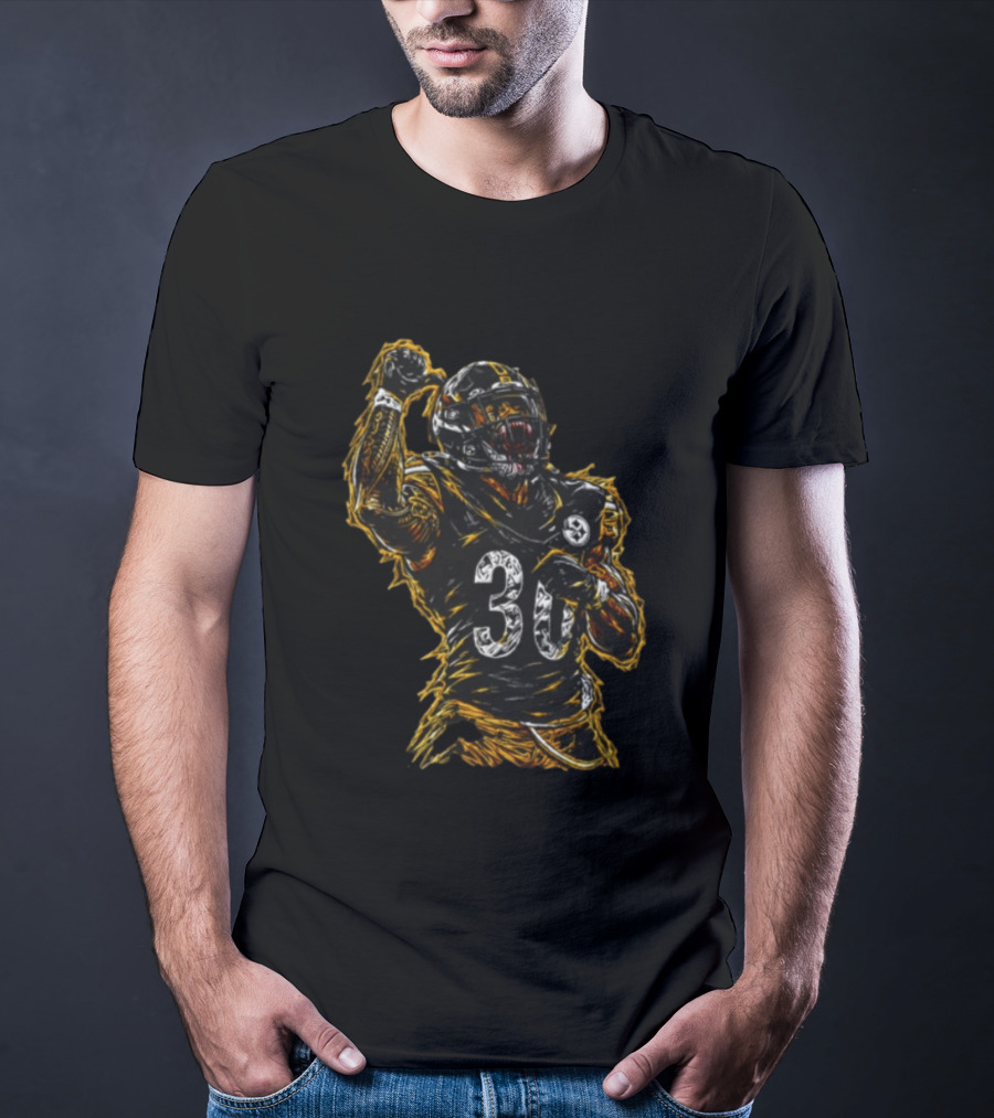 Feed The Beast Jaylen Warren 30 Pittsburgh Steelers Football T-Shirt