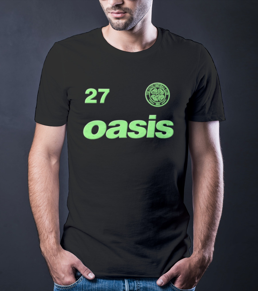 27 Glow In The Dark Celtic FC Oasis T-Shirt