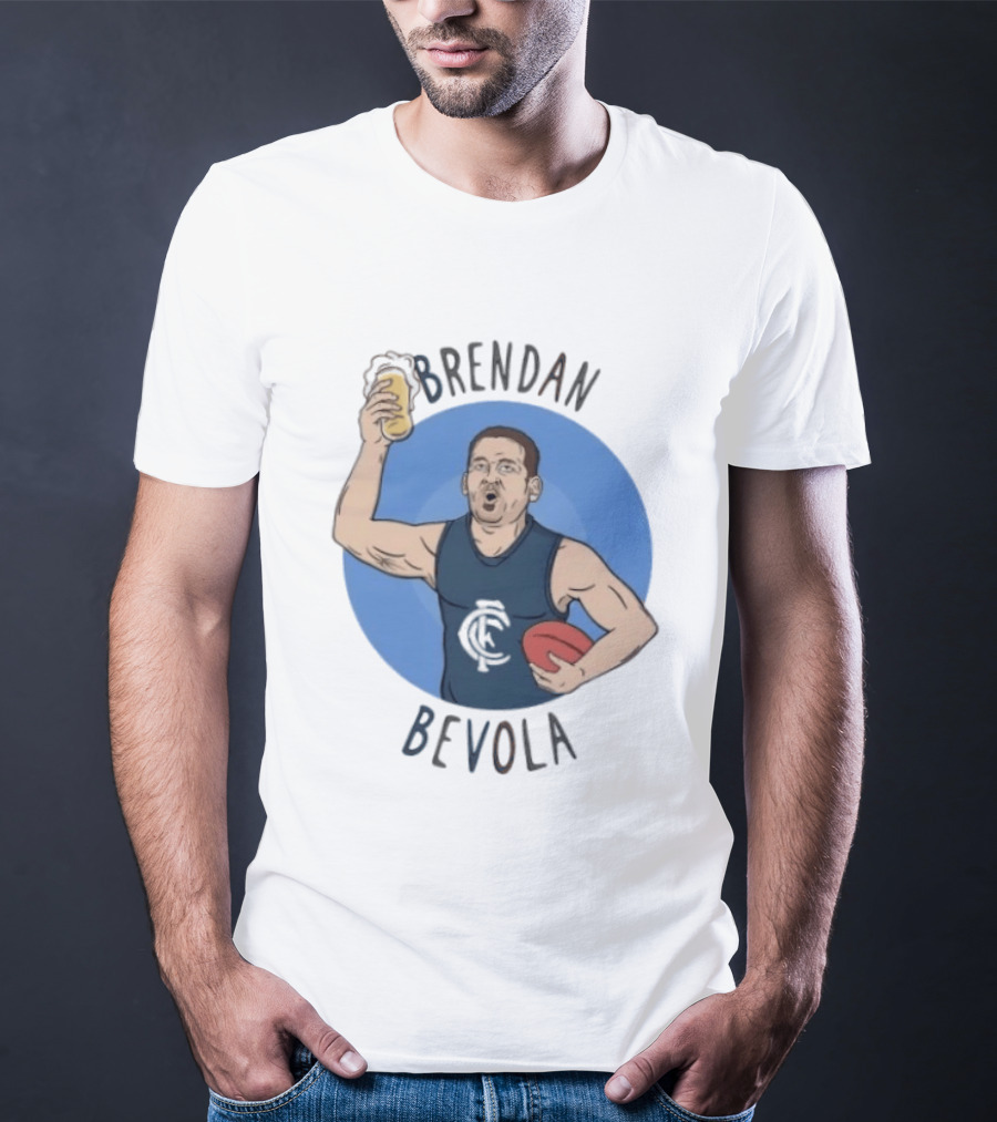 Brendan Bevola Carlton Football Club Beer Cheers T-Shirt