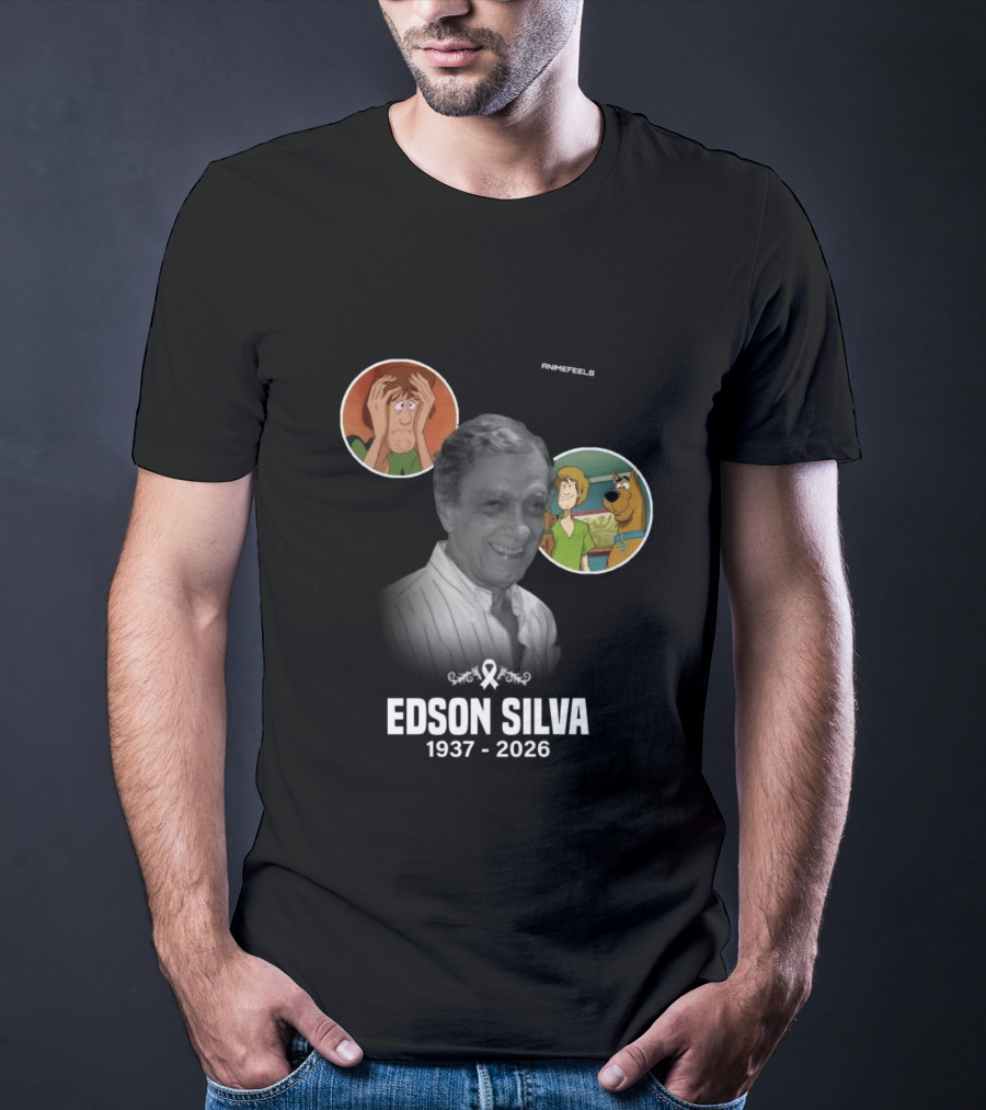 Edson Silva 1937 2026 Shaggy And Scooby Doo Tribute Animefeels T-Shirt