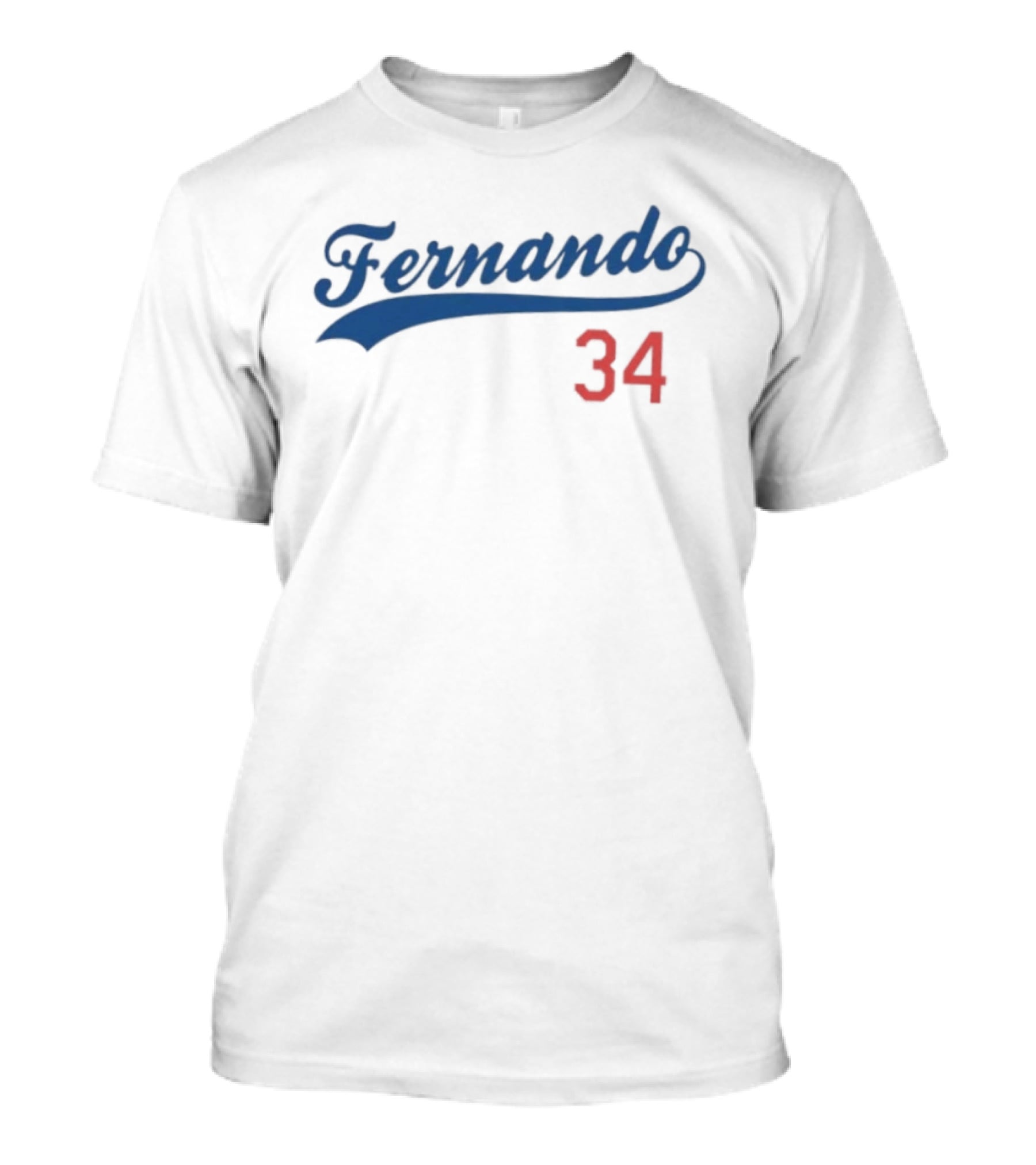 Fernando Script Dodgers 34 Iconic Baseball Player T-Shirt