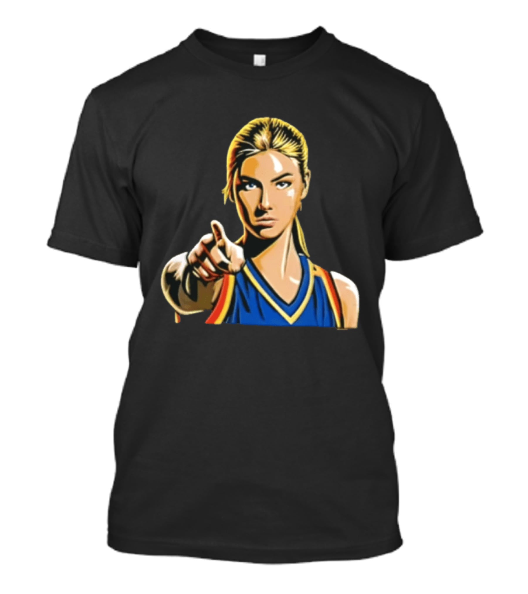 Kate Upton Blonde Woman Pointing Finger T-Shirt