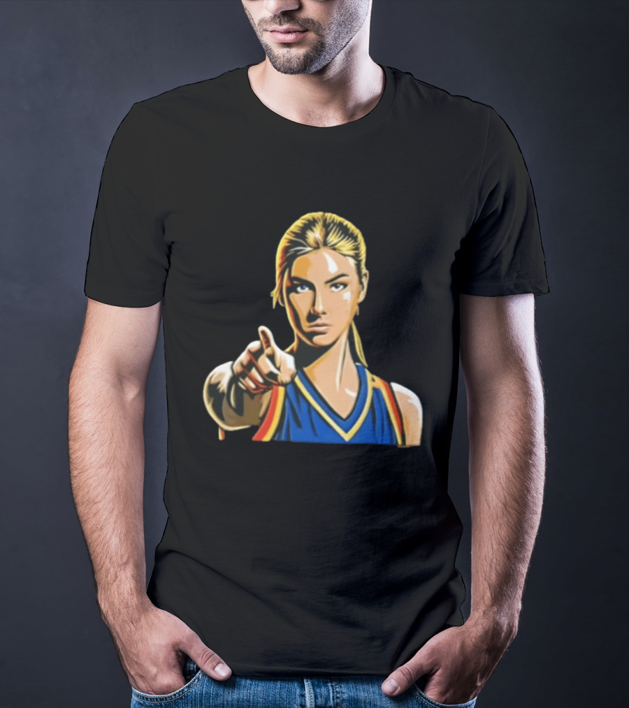 Kate Upton Blonde Woman Pointing Finger T-Shirt