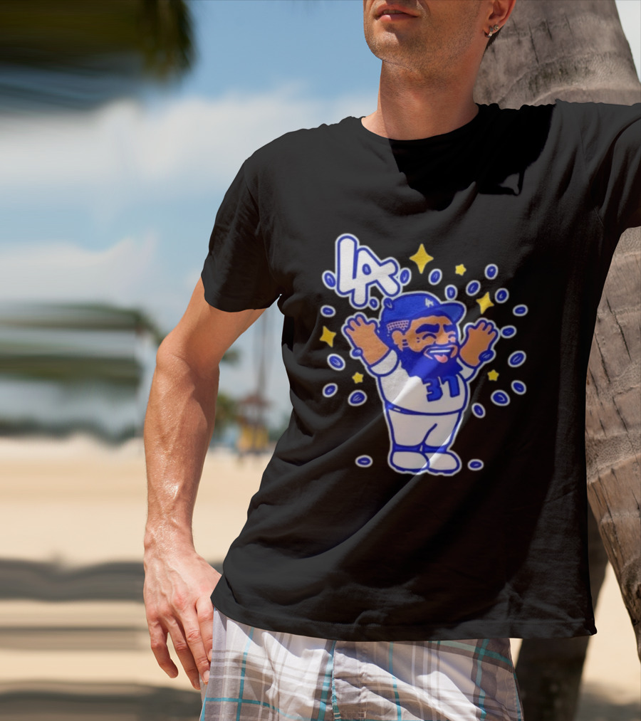 LA Dodgers 37 Chunkytani Mr Seeds Cartoon Shohei Ohtani T-Shirt