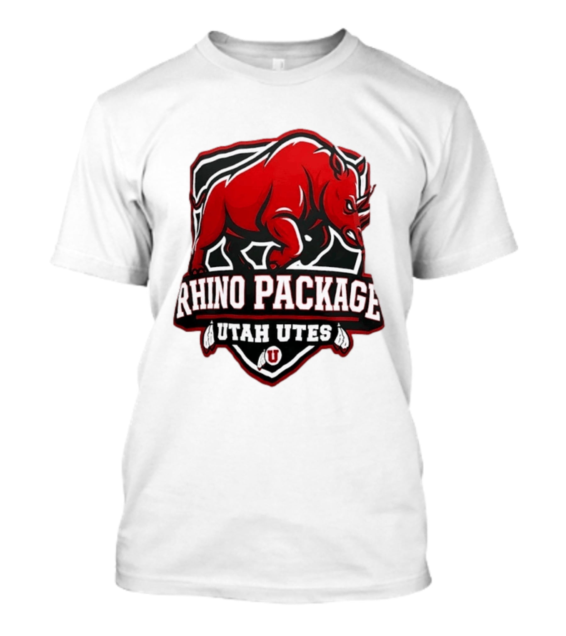 Rhino Package Utah Utes College Football Team Spirit T-Shirt