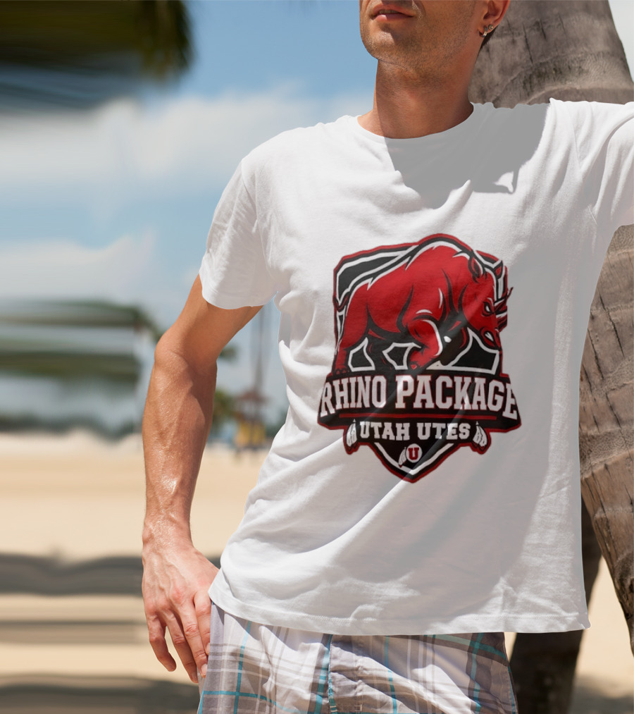 Rhino Package Utah Utes College Football Team Spirit T-Shirt