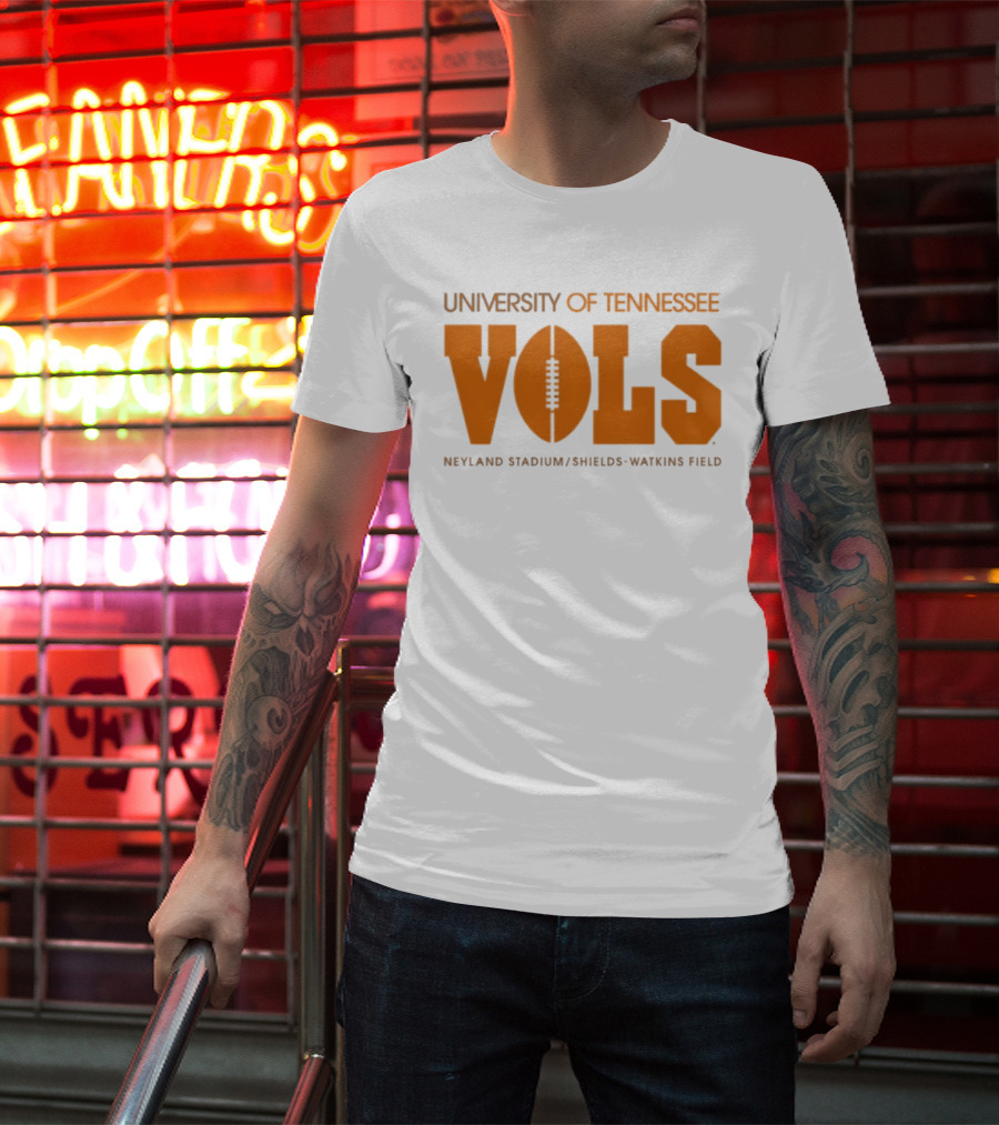 University Of Tennessee Vols Neyland Stadium Shields Watkins Field T-Shirt