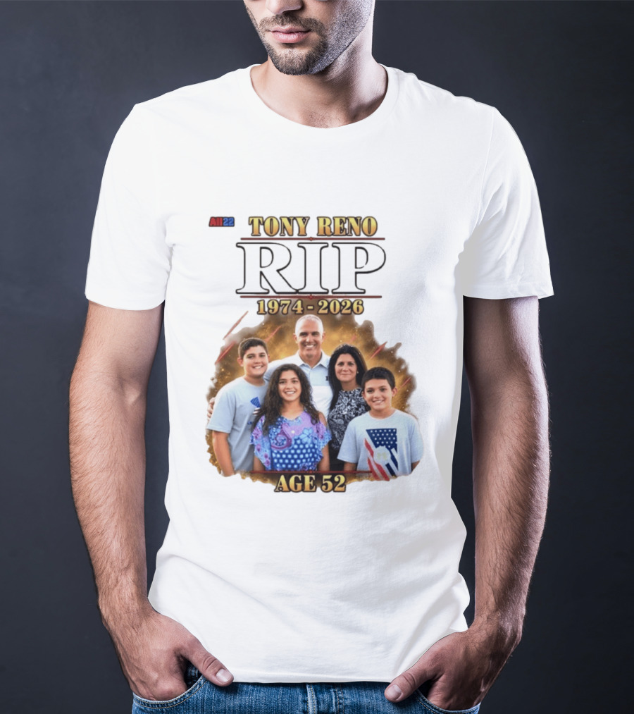 Yale Football Announces Passing Of Tony Reno At Age 52 1974 2026 T-Shirt