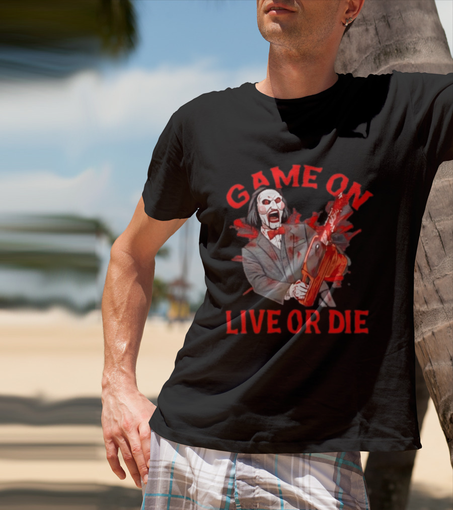 Billy The Puppet Game On Live Or Die Saw T-Shirt