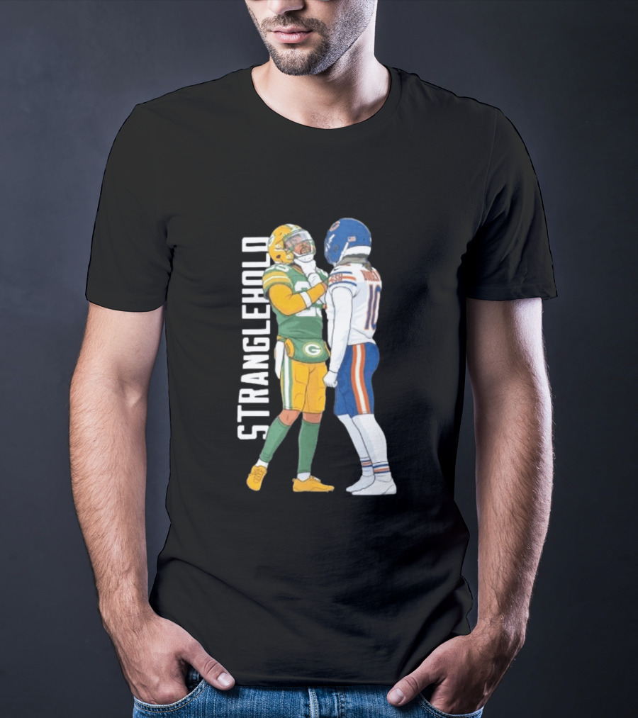 Luther Burden Keisean Nixon Stranglehold Packers Vs Bears Showdown T-Shirt