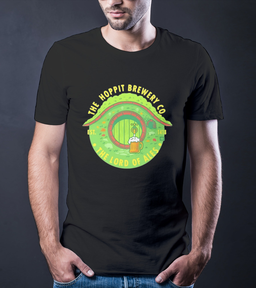 The Hoppit Brewery Co The Lord Of Ales Est 1418 T-Shirt