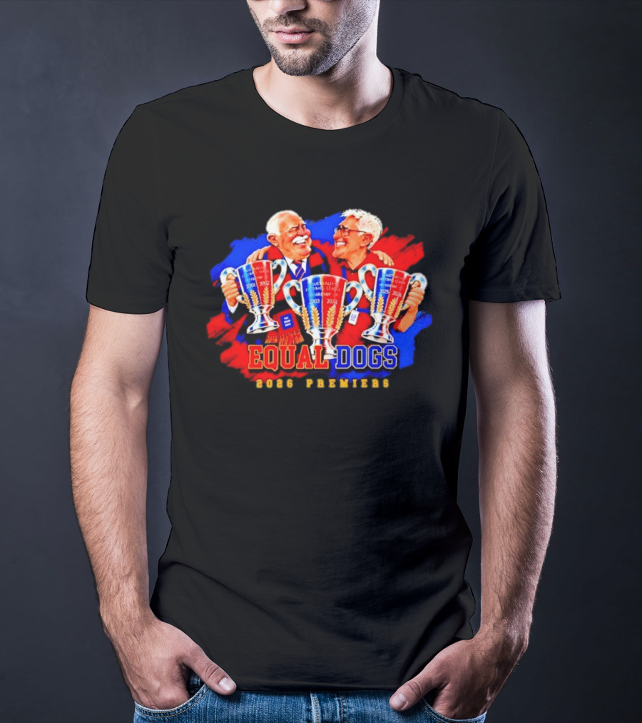 Equal Dogs 2026 Premiers Australian Football League Championship Winners T-Shirt