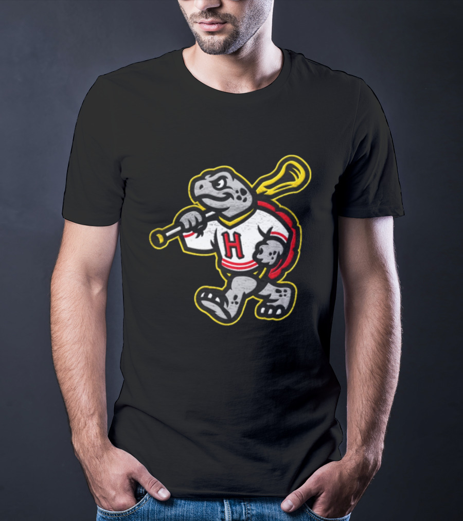 University Of Maryland NCAA Grey Terrapin Mascot Holding Bat T-Shirt