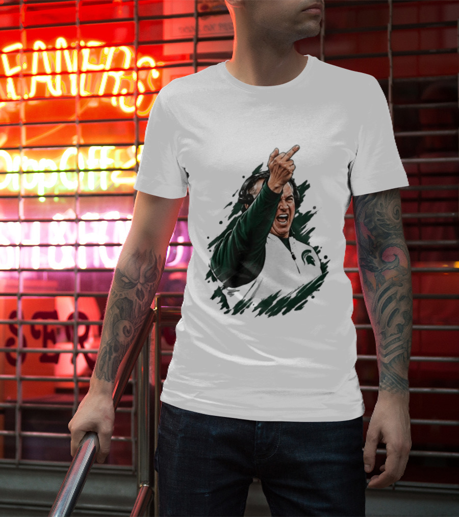 Spartans Middle Finger Coach Gesture T-Shirt